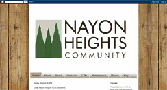 Desktop Screenshot of nayonheights.com